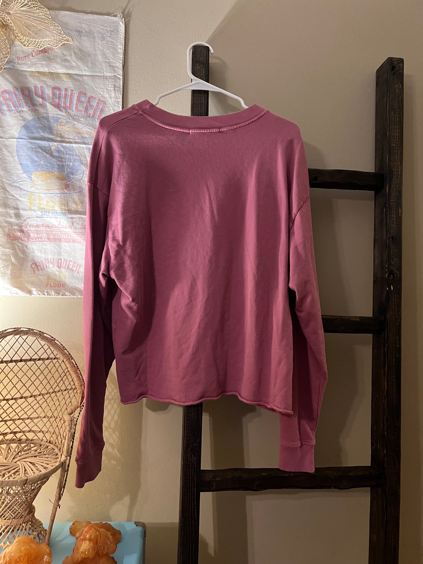 Size Medium LetLuv For Anthropologie Leopard Lightning Strike Crewneck