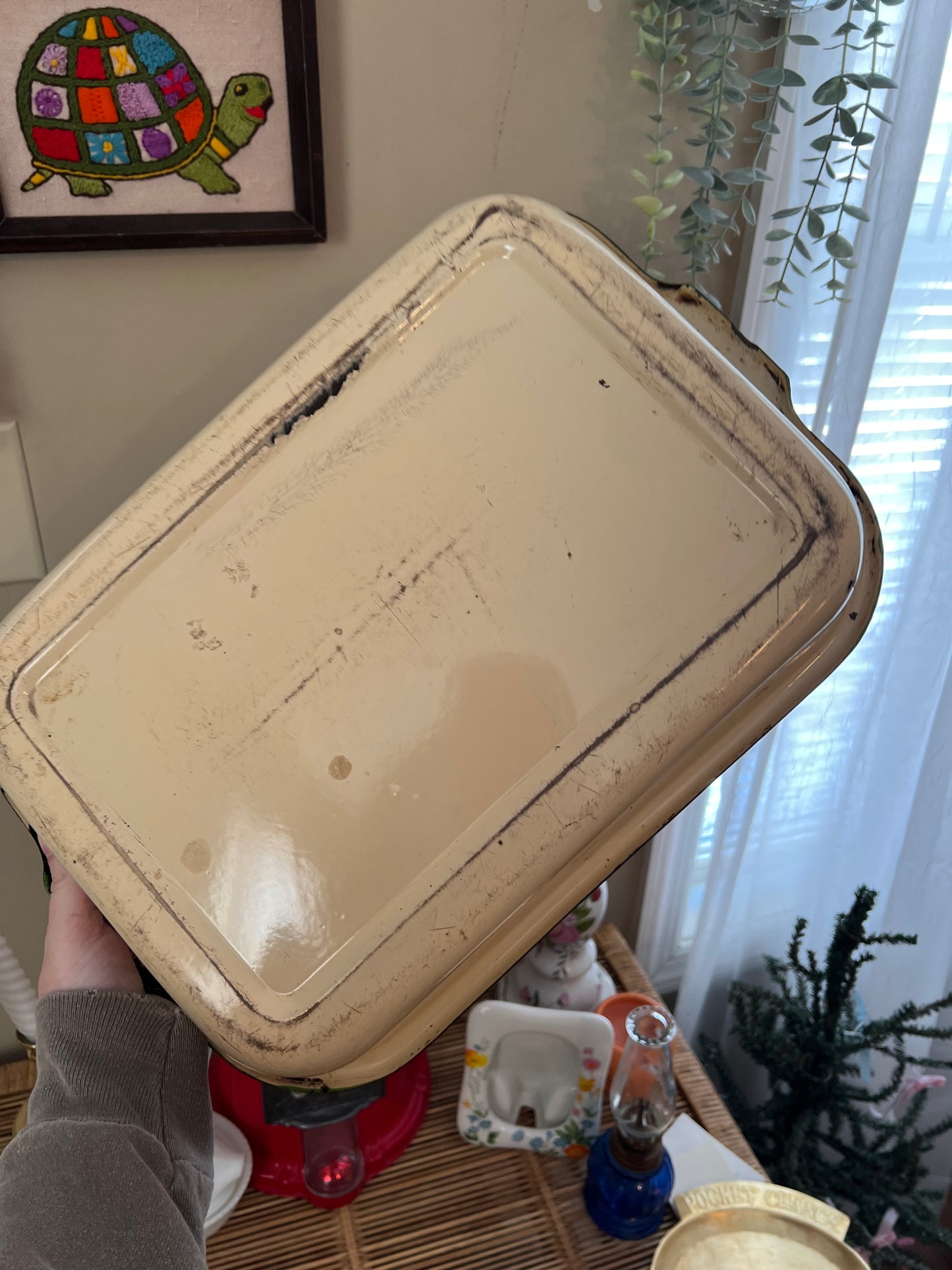 Vintage Enamel Wear Pan