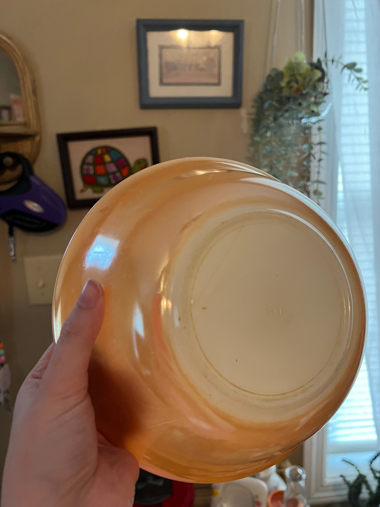 Fire King Peach Luster Bowl