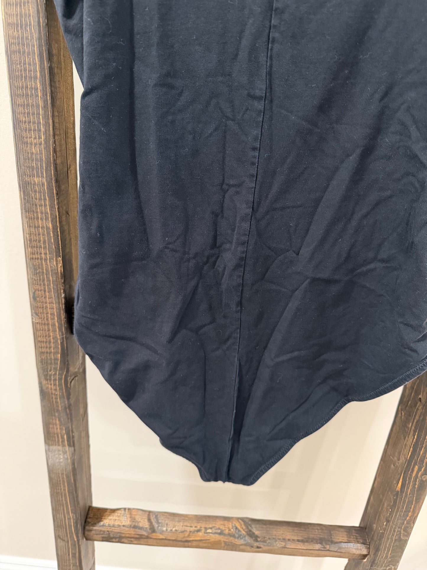 Size XL Pact Black Organic Cotton Bodysuit