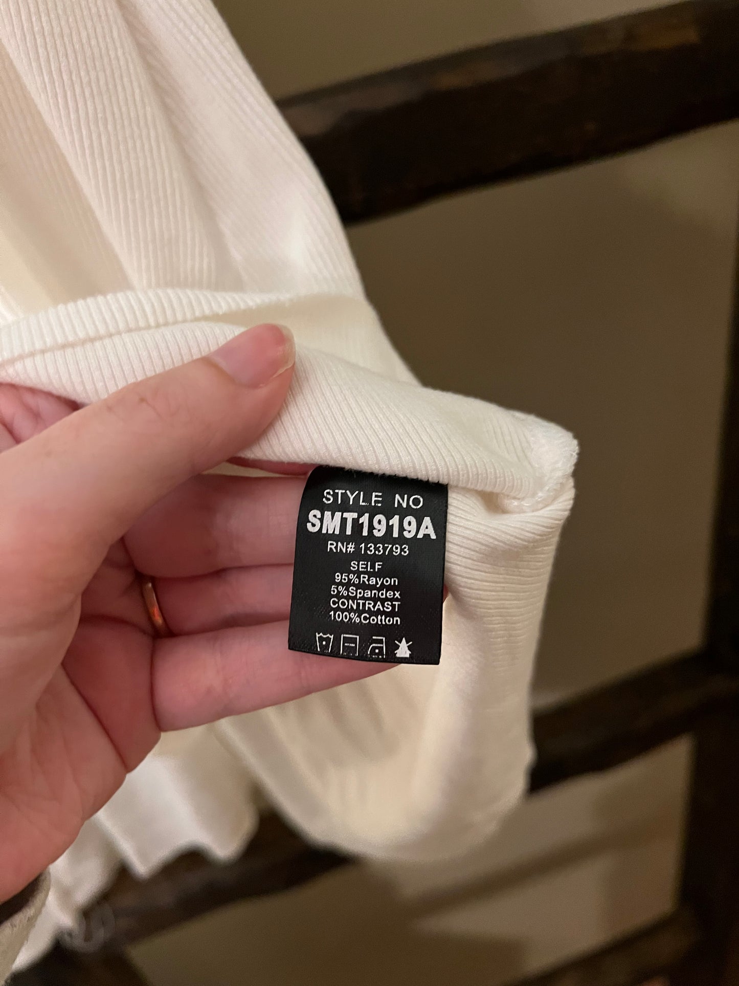 Size XL POL White Tank Top