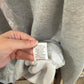 Size Large Persaya Embroidered Bow Oversized Crewneck