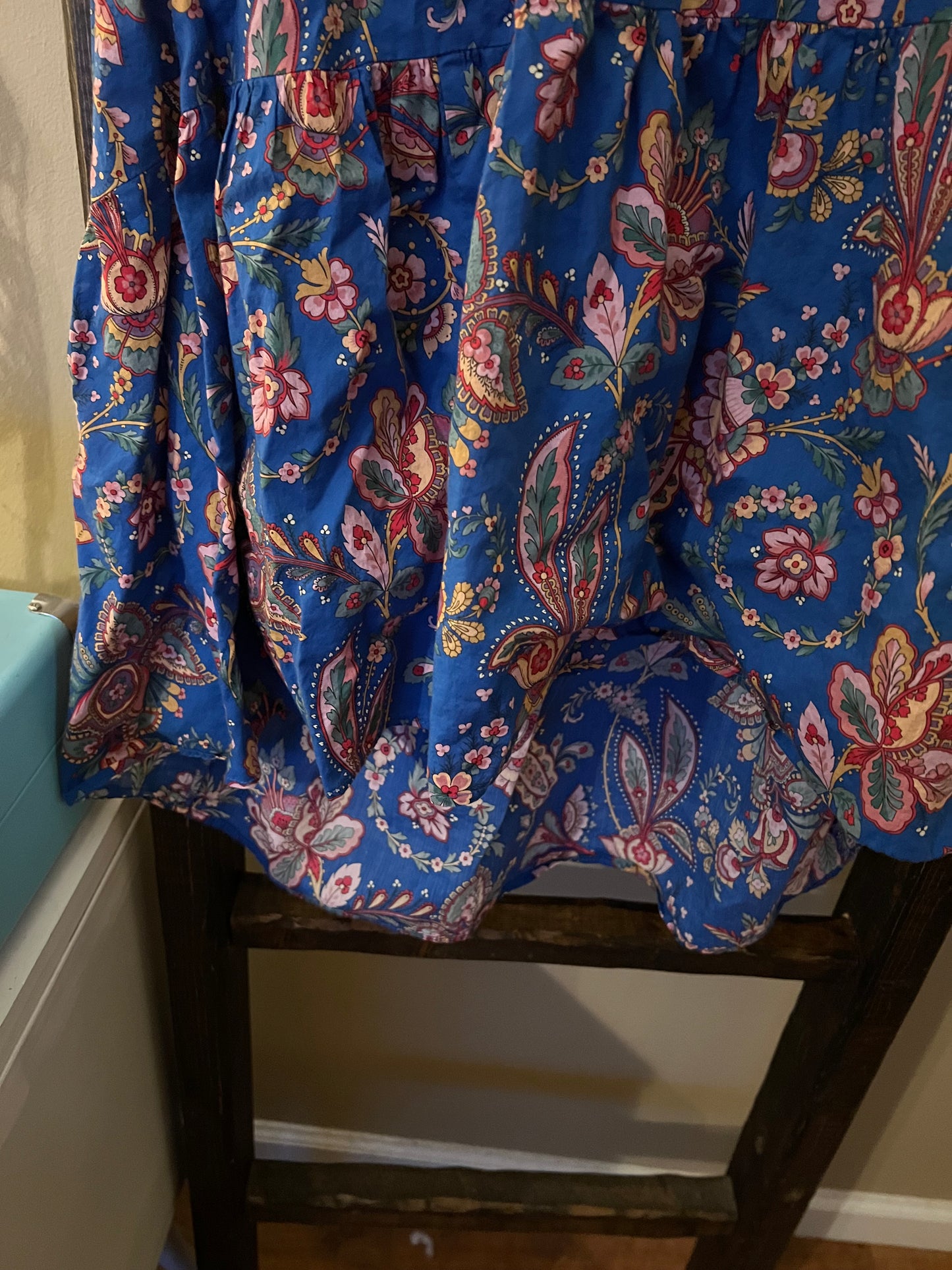 Size 0 J Crew Flora Belle Midi Skirt