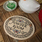Vintage Trinity Pottery "Powder Room" Sign