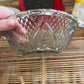 Vintage KIM Pressed Glass Fruit Bowl