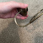 Vintage Brass Heart Wall Sconce
