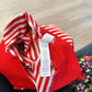 Size Medium Aerie Real Me Seamless Red & White Striped Top