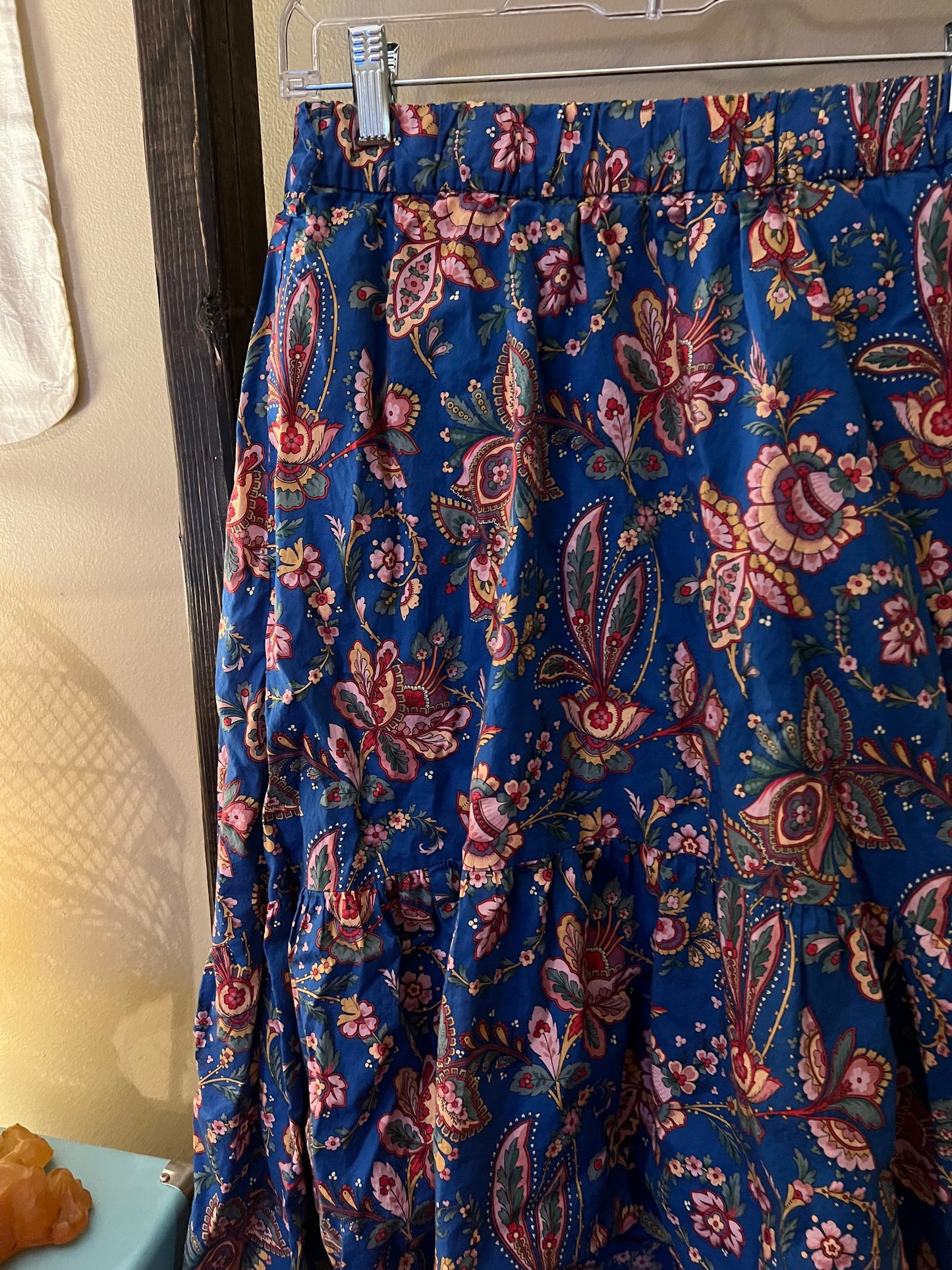 Size 0 J Crew Flora Belle Midi Skirt