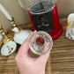 Mini Diamond Cut Glass Vase/Toothpick Holder