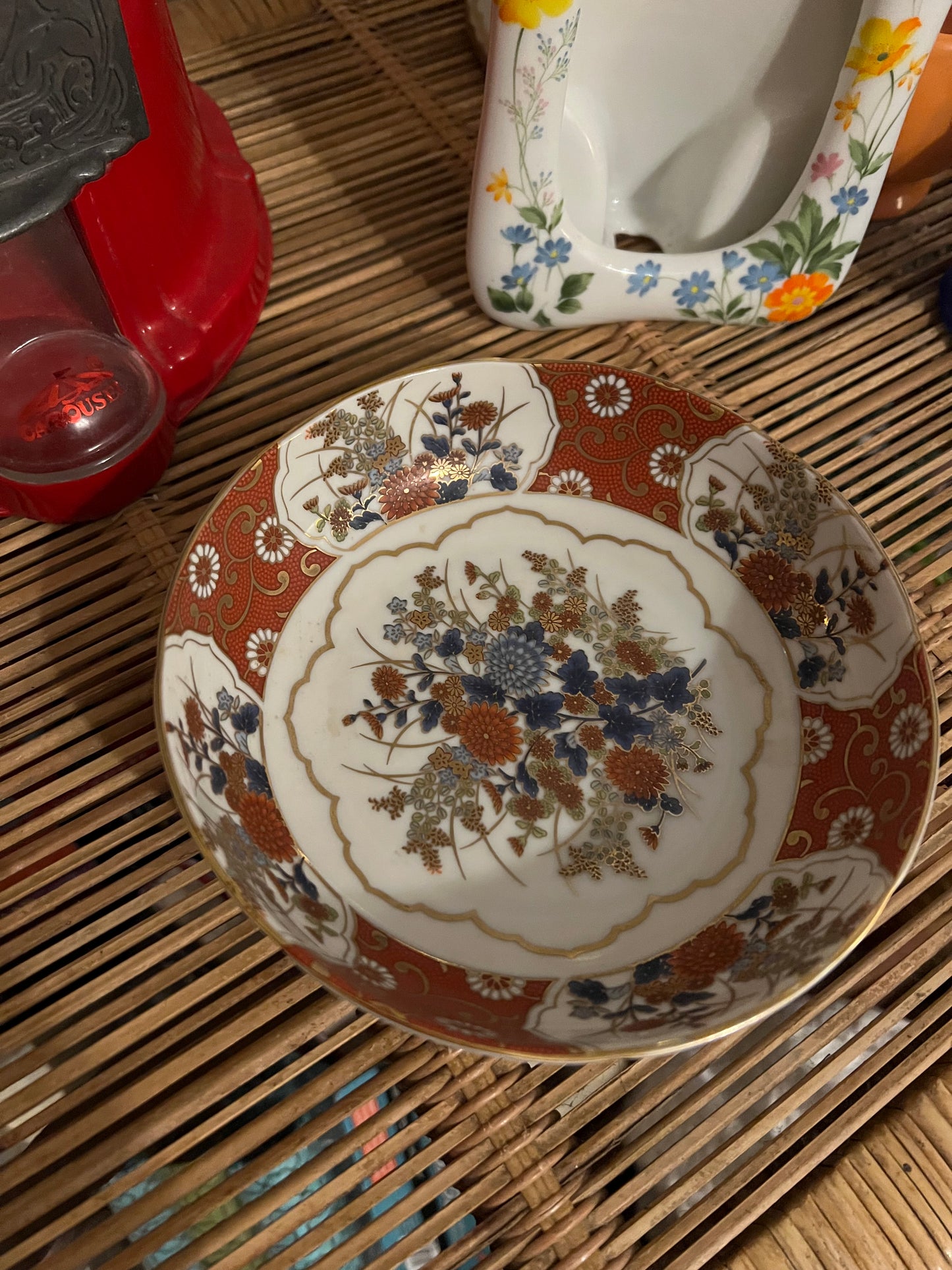 Vintage Japanese OMC Imari Porcelain Bowl