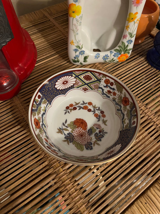 Mizuko Japan Imari Porcelain Bowl