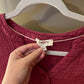 Size Medium Umgee Pink Cotton Blouse