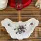 Violet Ceramic Bone Trinket Dish