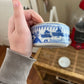 Vintage Blue & White Ceramic Trinket Box