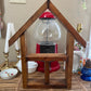 Wooden House Trinket Shelf