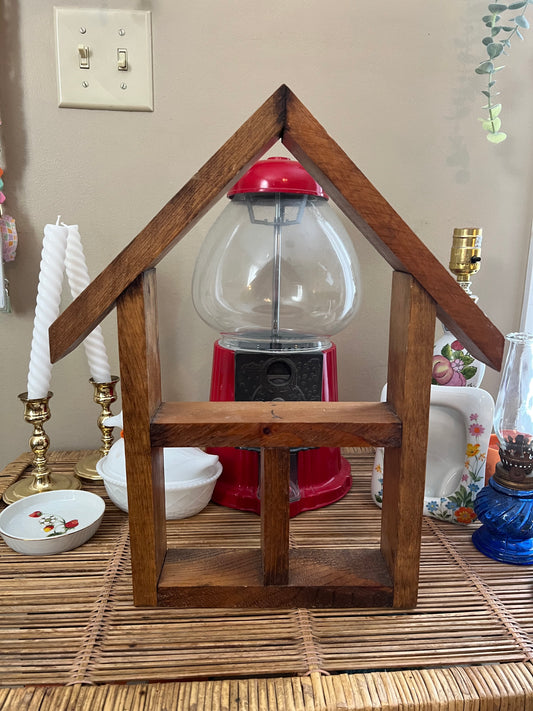 Wooden House Trinket Shelf