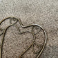 Vintage Brass Heart Wall Sconce