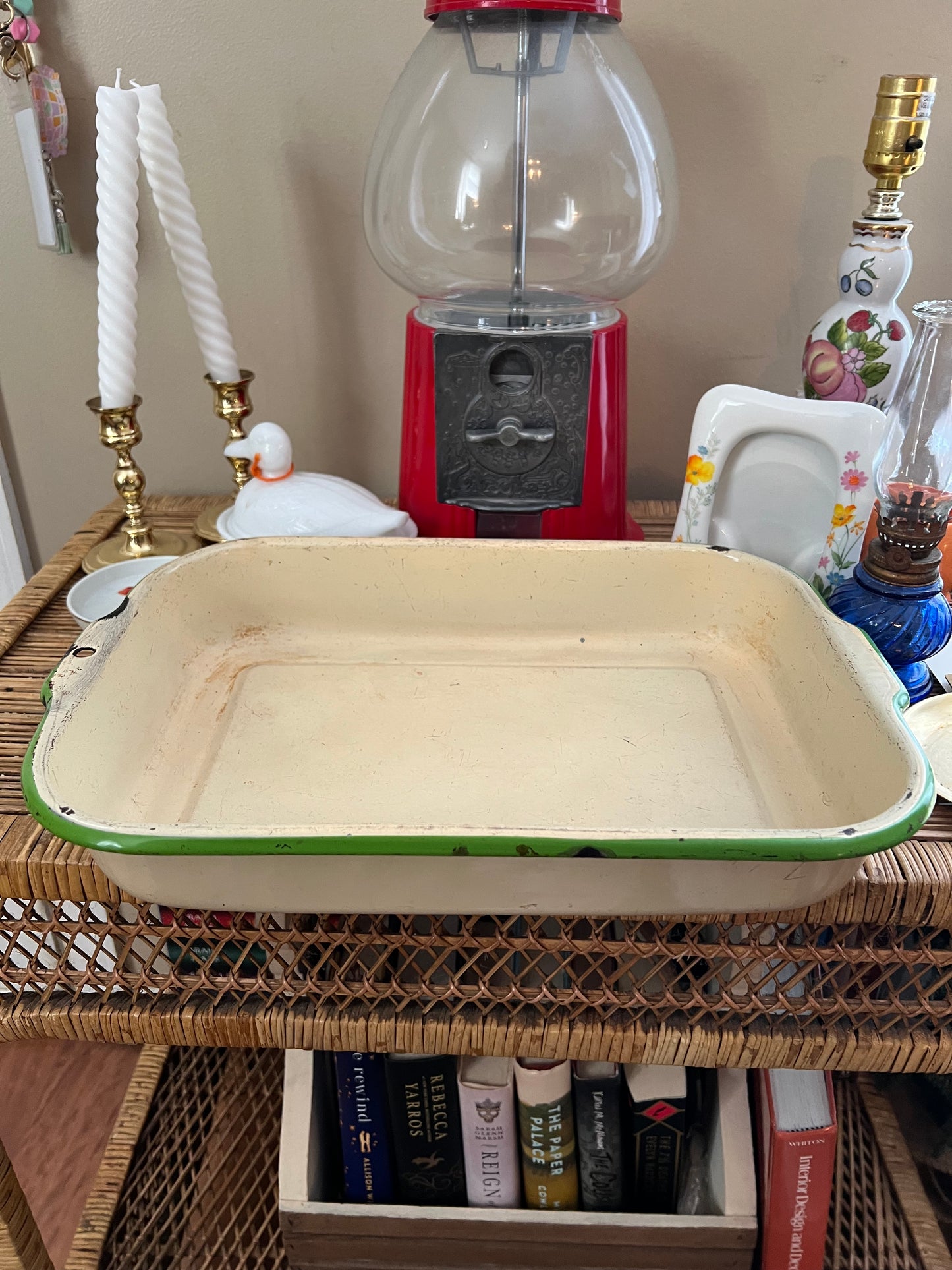 Vintage Enamel Wear Pan