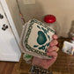Green Heart Stoneware Napkin Holder