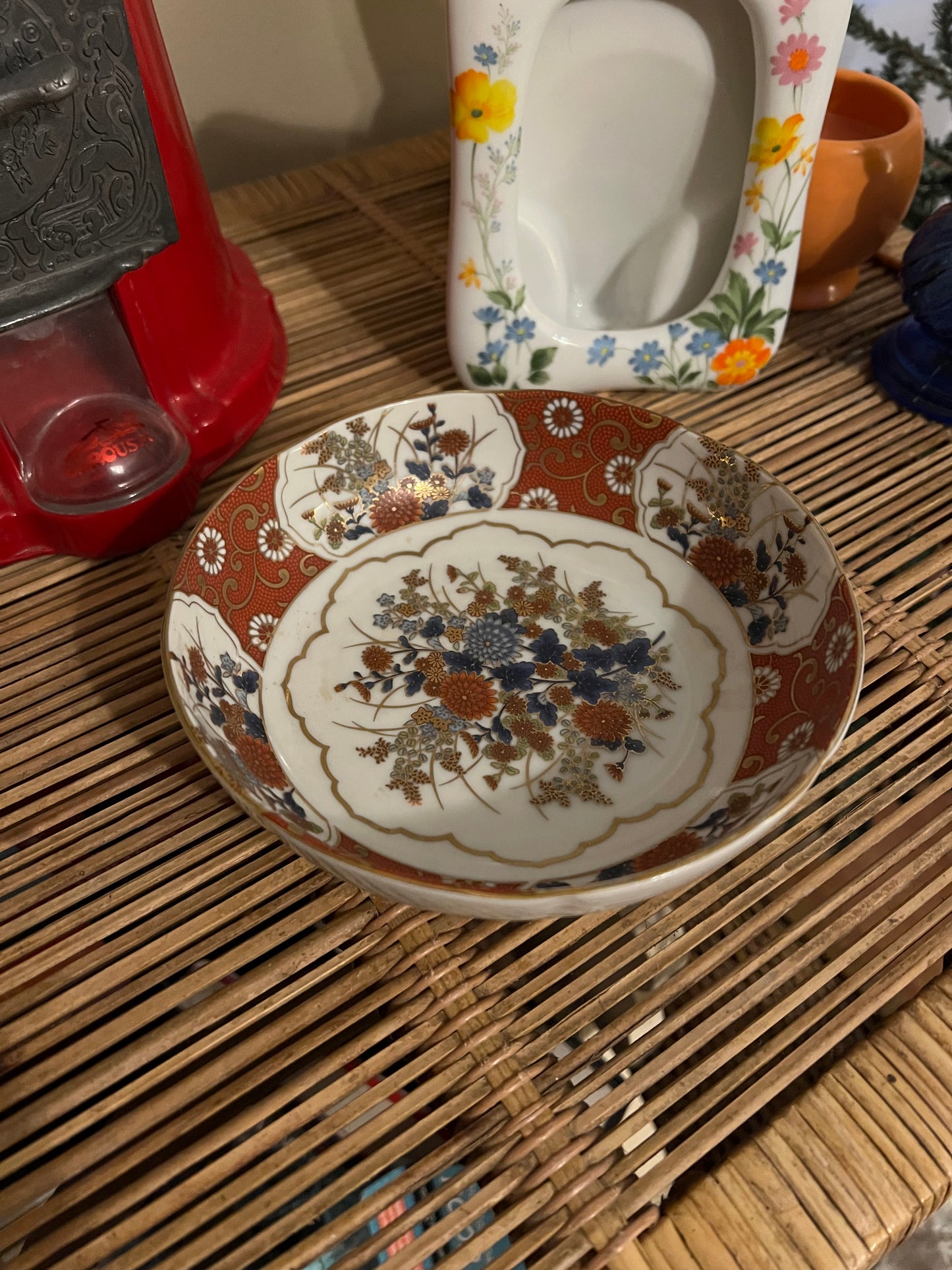 Vintage Japanese OMC Imari Porcelain Bowl