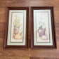 Set of 2 Flower and Tea Kettle Pictures