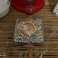 Vintage Porcelain Foo Dog Dragon Trinket Box