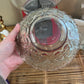 Vintage KIM Pressed Glass Fruit Bowl