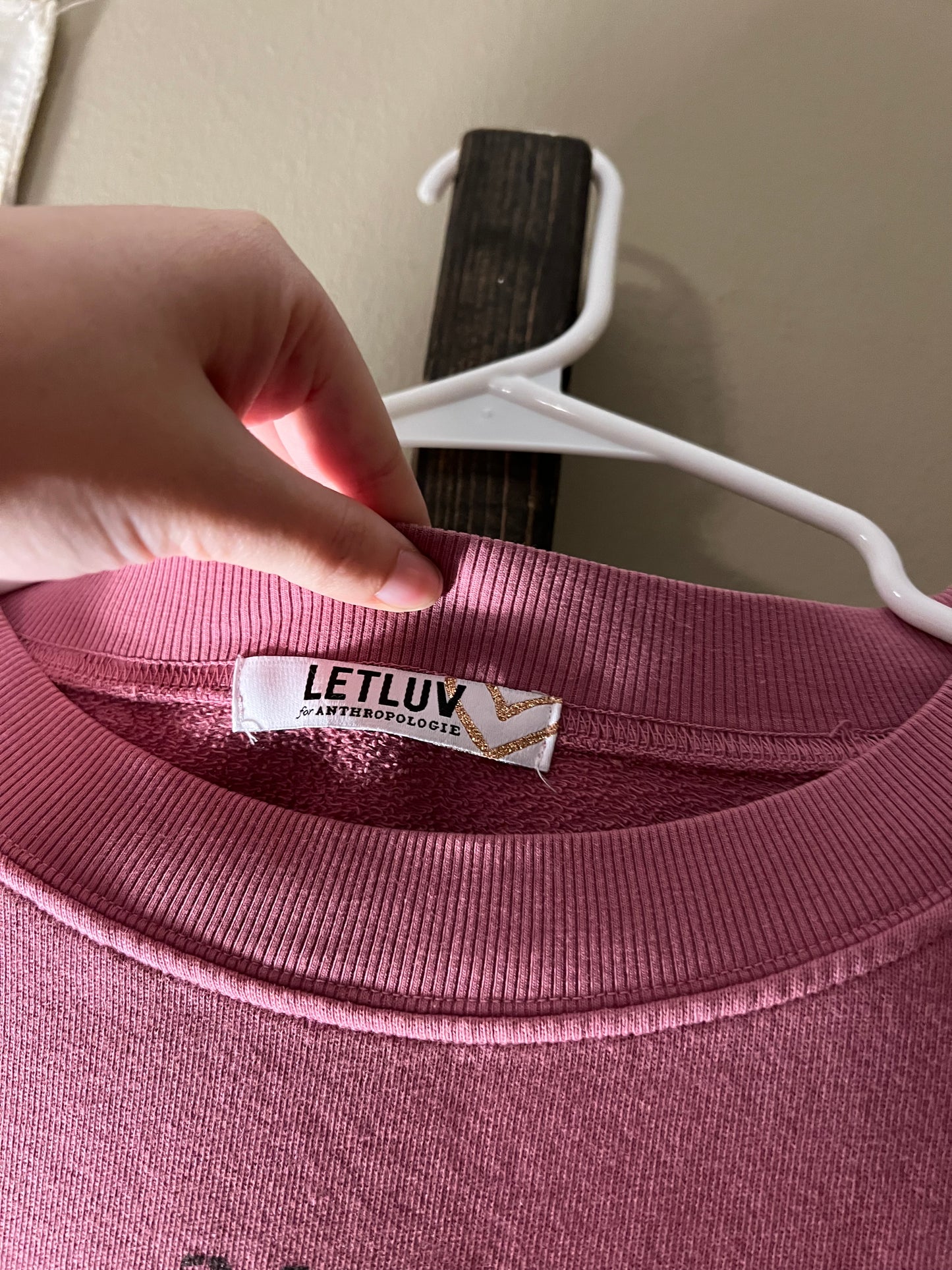 Size Medium LetLuv For Anthropologie Leopard Lightning Strike Crewneck