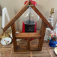 Wooden House Trinket Shelf