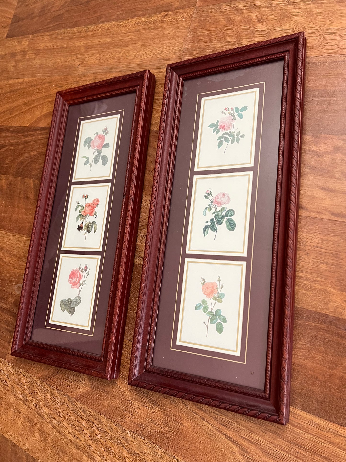 Set of 2 Rose Picture Frames