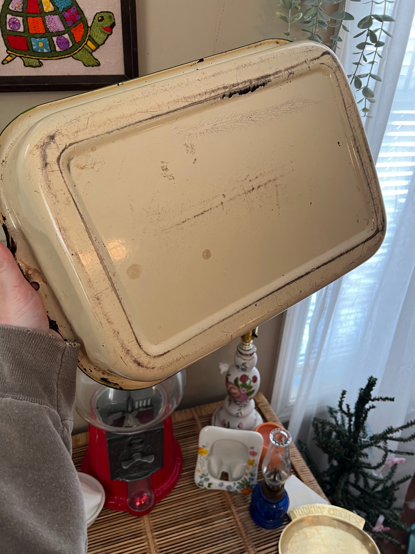 Vintage Enamel Wear Pan