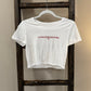 Size M/L Conan Gray ‘Memories’ Cropped Baby Tee
