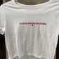 Size M/L Conan Gray ‘Memories’ Cropped Baby Tee