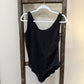 Size XL Pact Black Organic Cotton Bodysuit