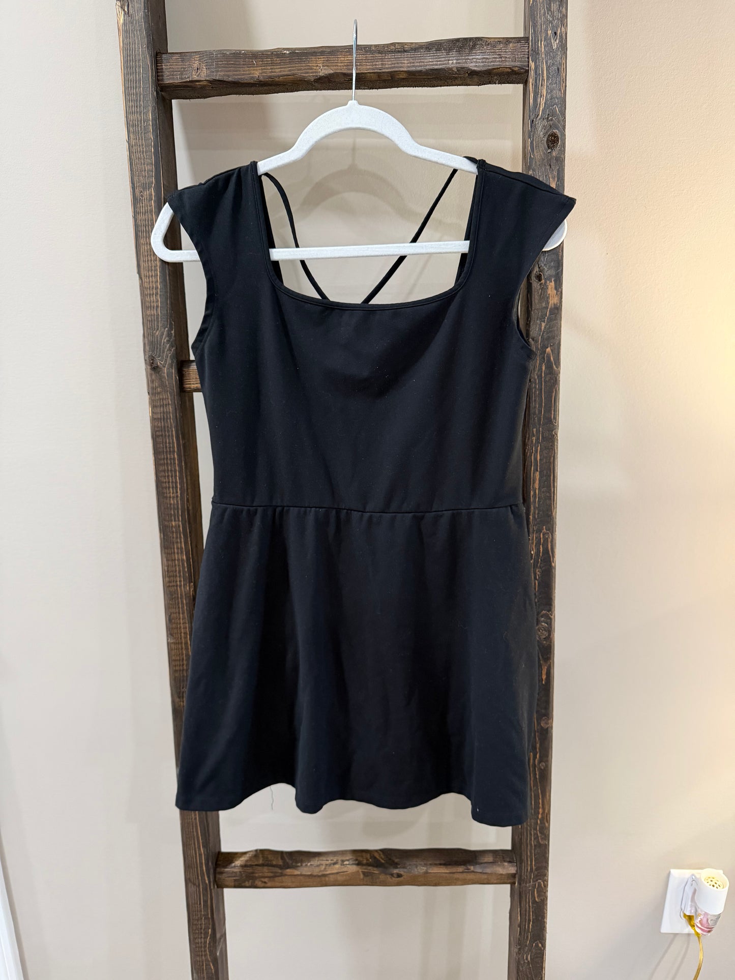 Size Large Wild Fable Black Butterbliss Criss-Cross Dress