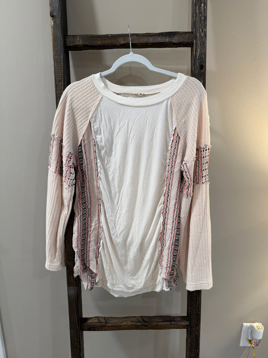 Size Medium POL Boho Blouse