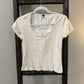 Size Medium Old Navy Lace Trim Bow Top