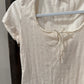 Size Medium Old Navy Lace Trim Bow Top