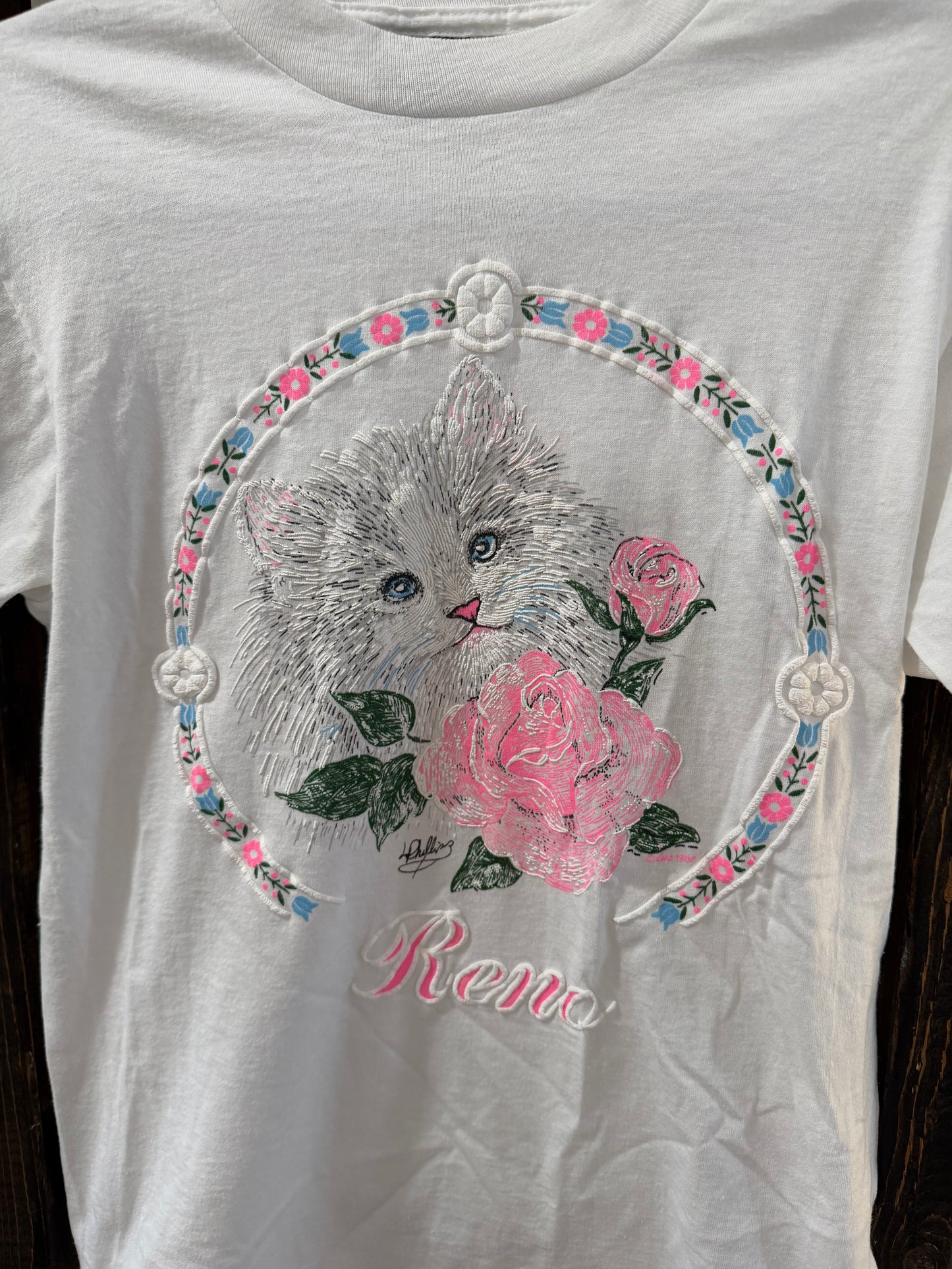 Size Medium Vintage Screen Stars Best ‘Reno’ Cat Tee