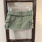Size 4 Princess Polly Green Cargo Mini Skirt