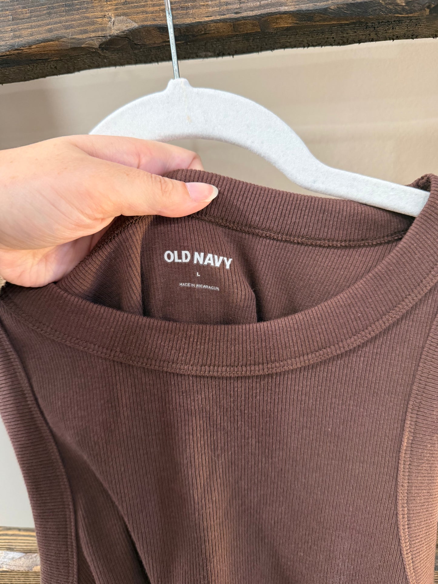 Size Large Old Navy Brown Tank