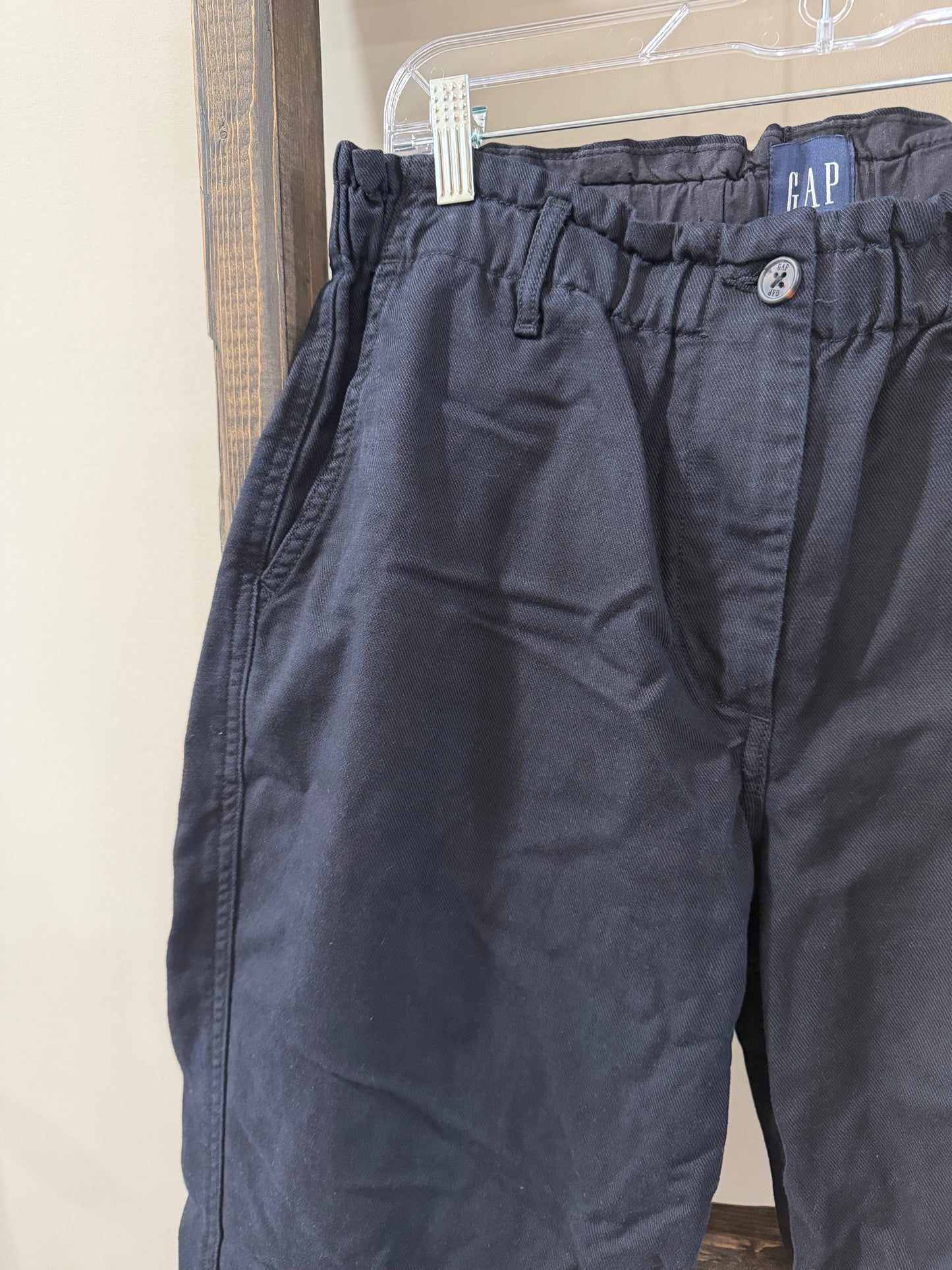 Size Large Gap Black Paperbag Waist Pants