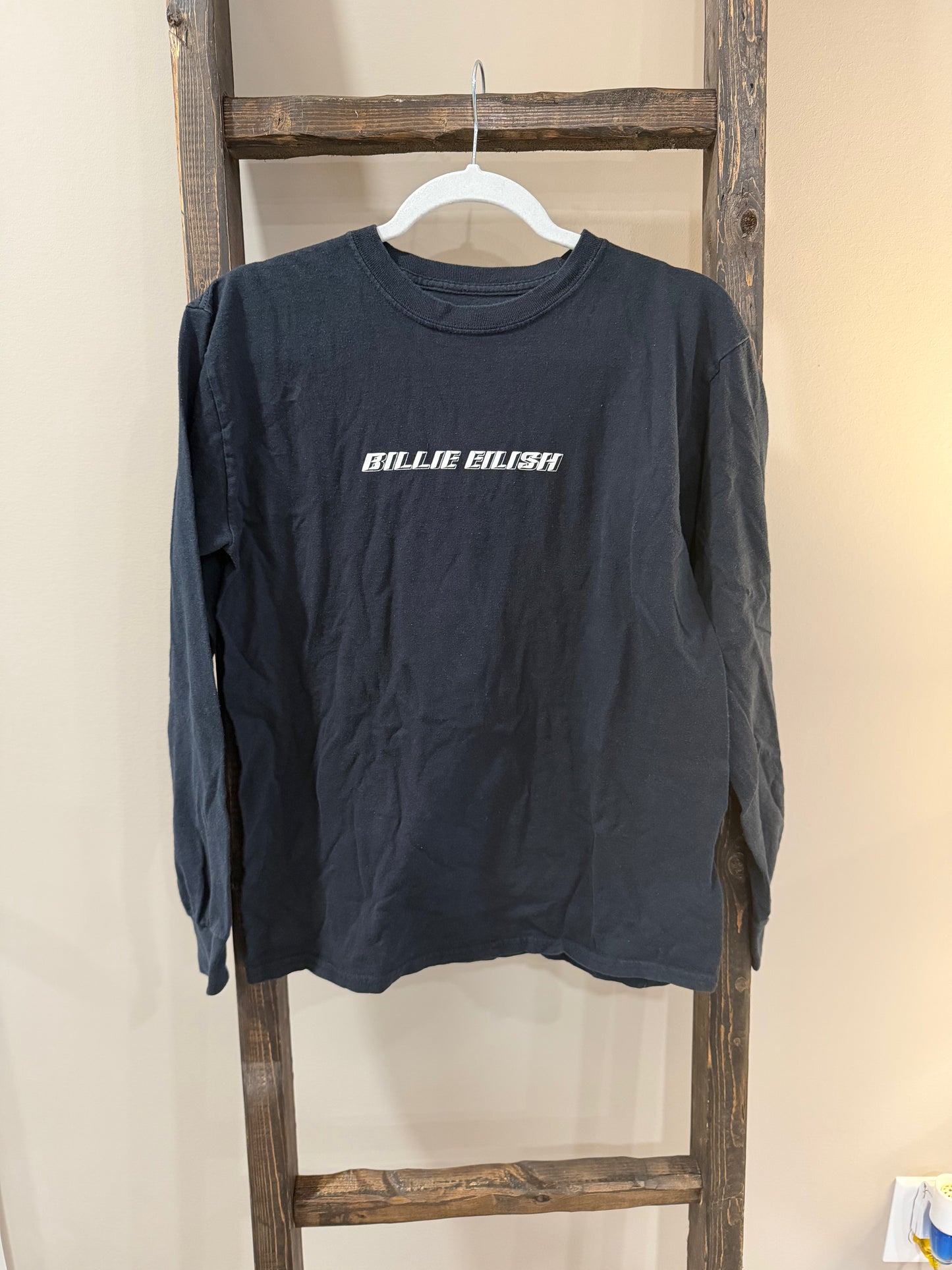 Size Medium Billie Eilish Merch Long Sleeve Graphic Top