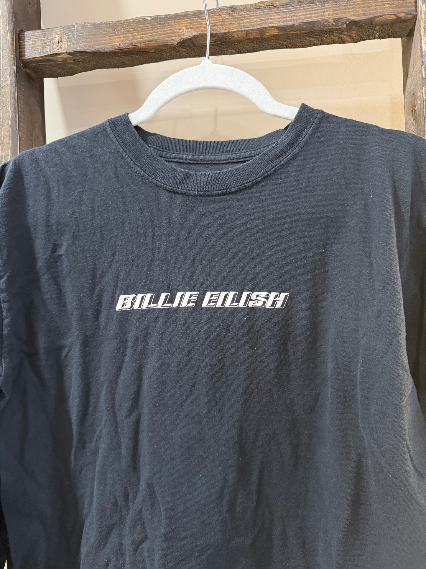 Size Medium Billie Eilish Merch Long Sleeve Graphic Top