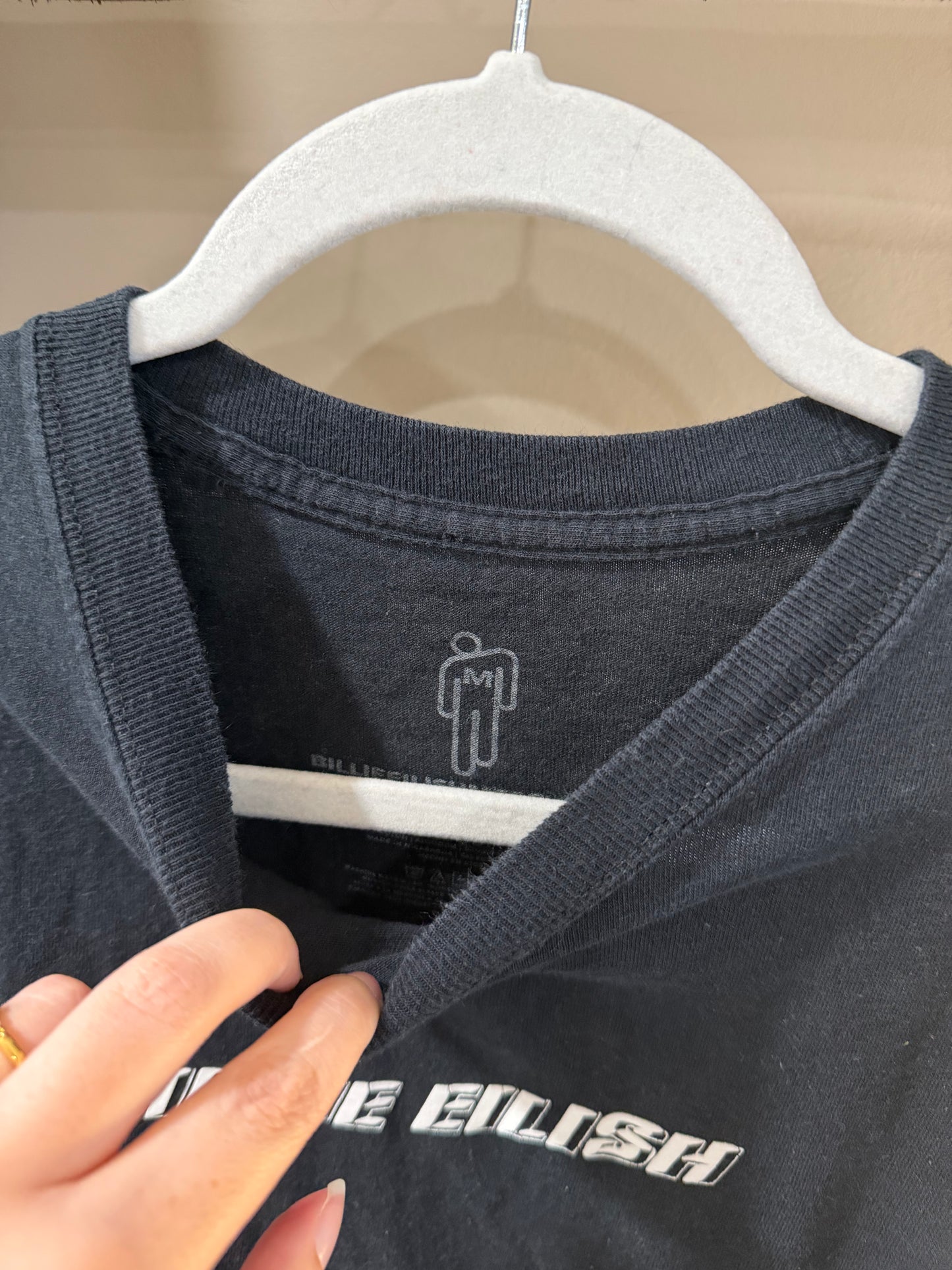 Size Medium Billie Eilish Merch Long Sleeve Graphic Top