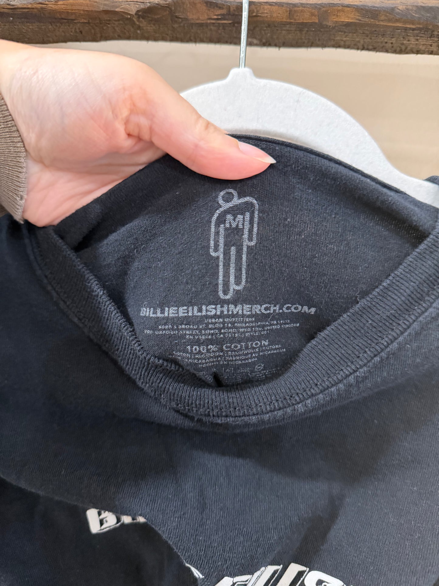 Size Medium Billie Eilish Merch Long Sleeve Graphic Top