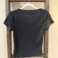 Size Medium Old Navy Lace Trim Bow Top