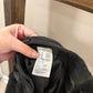 Size 00 American Eagle Super High Rise Baggy Wide Leg Black Corduroy Cargo Utility Pants
