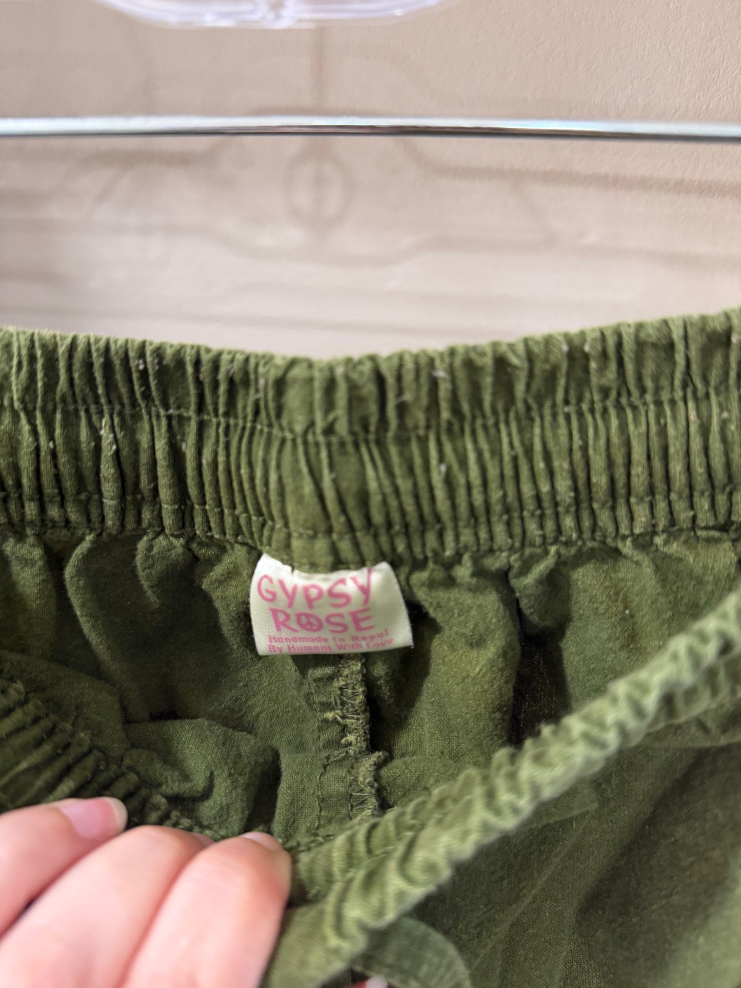 Size Medium Gypsy Rose Boho Cargo Pants