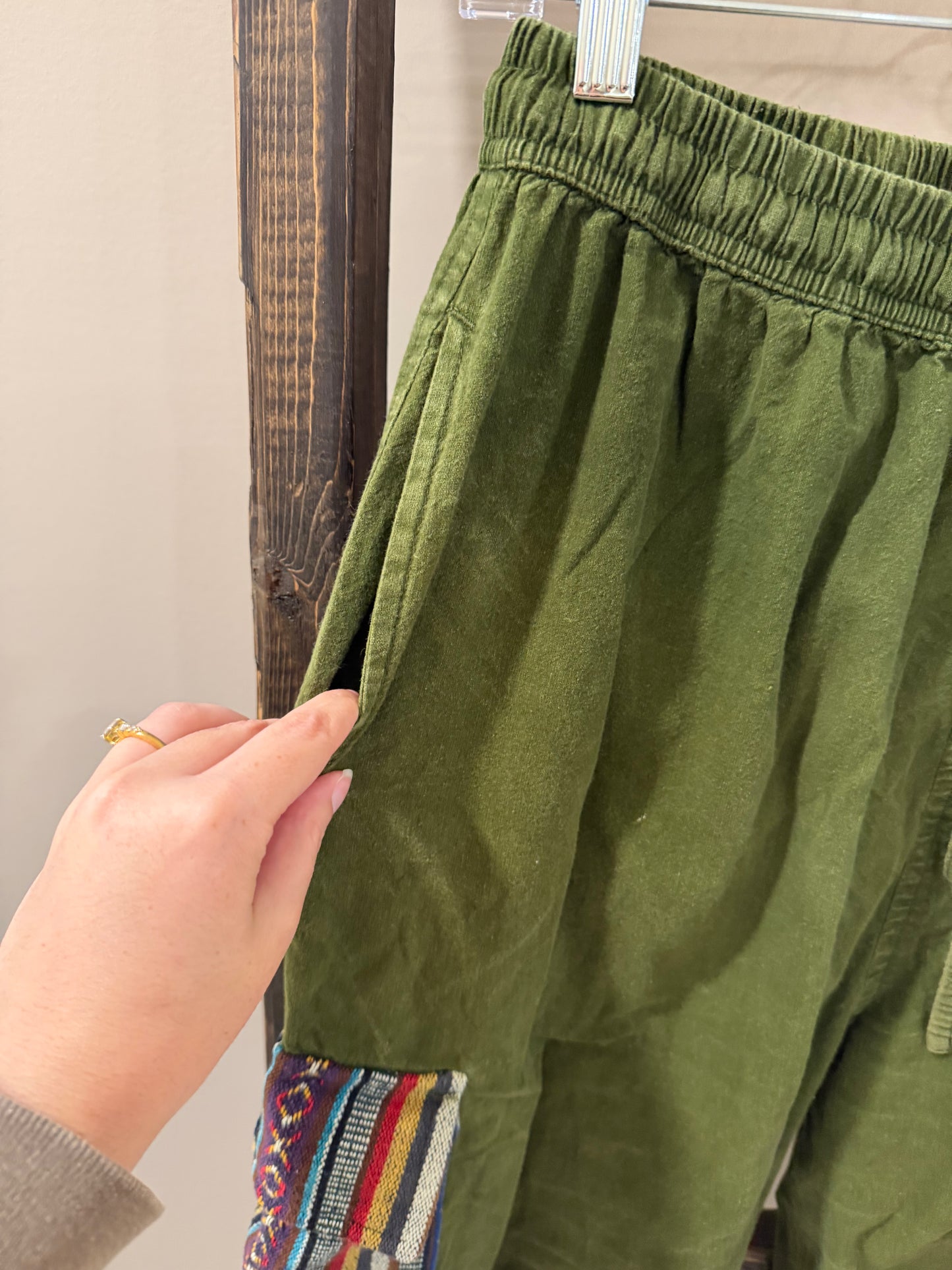 Size Medium Gypsy Rose Boho Cargo Pants